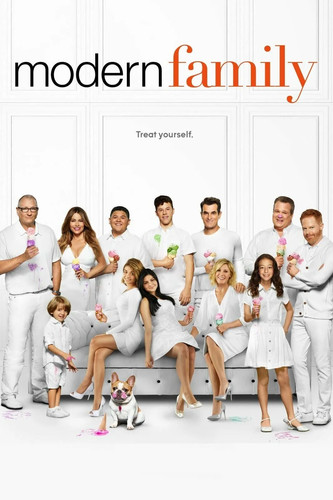 Modern family poster vintage - modern,