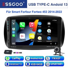 Für Benz Smart Forfour Fortwo 453 Android 13 CarPlay Autoradio 64G GPS Navi DAB+