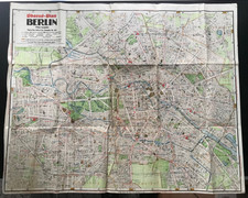 Pharus-Plan Berlin von 1941, Mittel-Ausgabe, 76 x 62 cm, Stadtplan