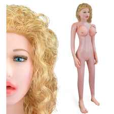 Blond gelockte lebensechte