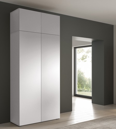 Kleiderschrank olek weiß - kleiderschrank,