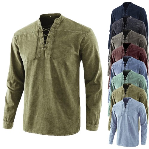 Herren langarm piratenhemd - herren,