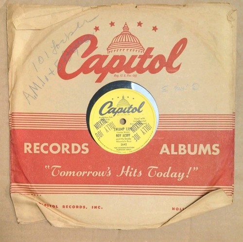 Roy acuff promo country - promo, 78