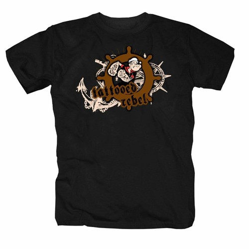 Popeye spinat tattooed rebel - spinat,