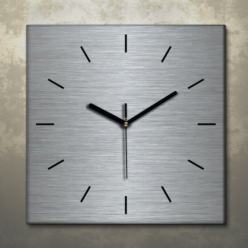 Wanduhr bürouhr leinwand bild - wanduhr,