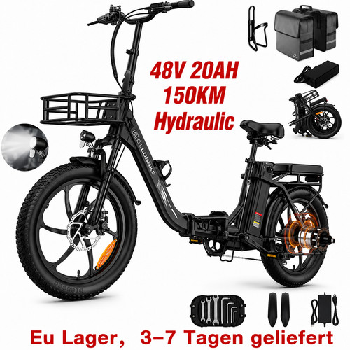 20zoll 750w elektrofahrrad - 20zoll, 48v