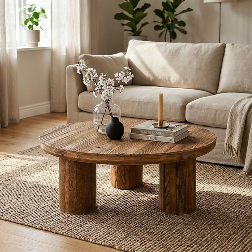 Couchtisch beistelltisch rund - couchtisch,