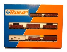 Eisenbahn Zubehör Roco 44003 Güterwagen Set 8tlg. DRG Zug-Set Waggon H0 OVP RAR