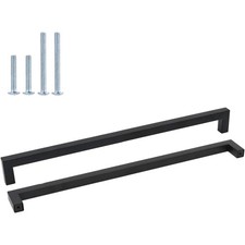 15 Stück Schrankgriff Schwarz