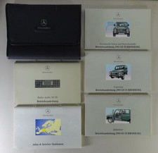 Bordmappe + Betriebsanleitung Mercedes-Benz W461 290 GD Turbodiesel G-Modell ´97