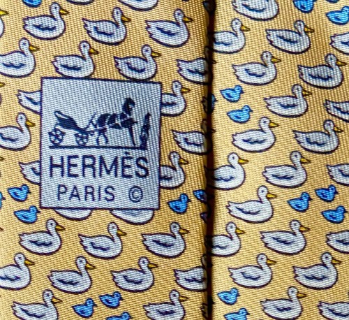 Hermes paris krawatte gelb - hermes,