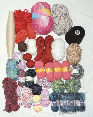 7kg wolle verschiedene - wolle,