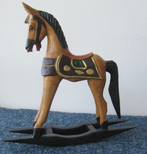 Schaukelpferd  - Deko für große Puppen -   ca. 30cm hoch
