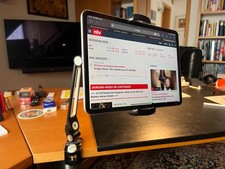 Tablethalterung Tisch, geeignet für Smartphone bis 12,9 Zoll Tablet