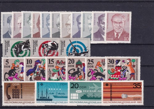 Ddr mnh sets - sets, (18)