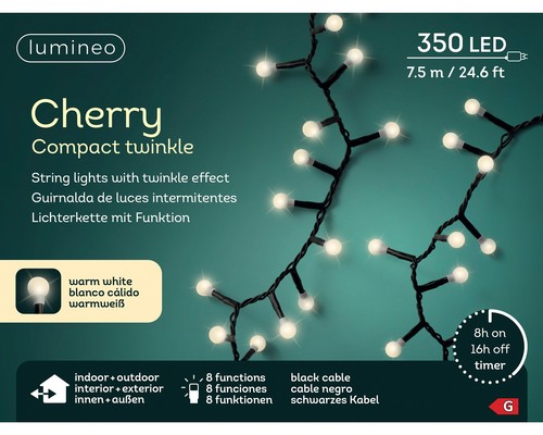 Lumineo lichterkette cherry - lumineo,