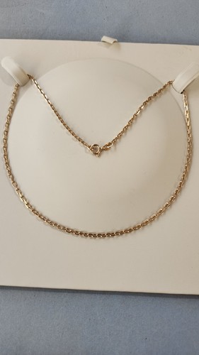 Massive 10kt rotgold kette - massive,
