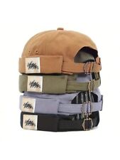 Dockermütze Fischermütze Hip Hop verstellbare Schädelkappe Seemann Beanie Trawlermütze