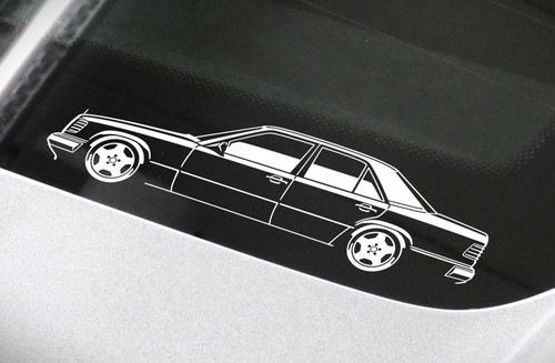 Mercedes w124 aufkleber - mercedes,
