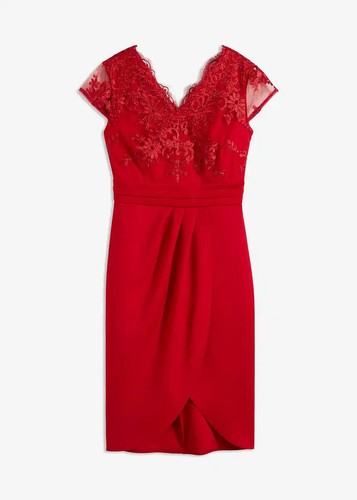 Kleid mit spitzen oberteil - mit, im