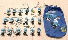 ⚽Edeka⚽FUSSBALLSCHLÜMPFE EM 2012⚽ mit Sammelbeutel 18 Schlümpfe ⚽