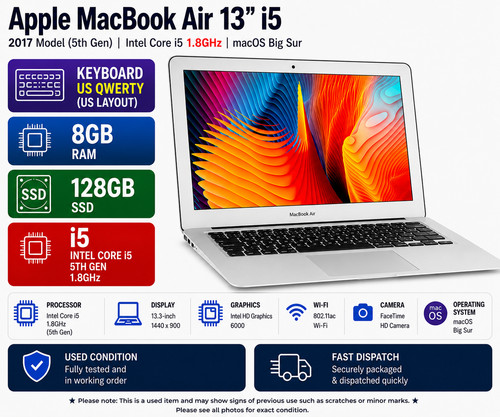 Apple macbook air intel 5 - i5,