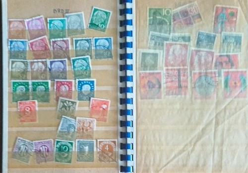Briefmarken posten lot brd - briefmarken-posten, &