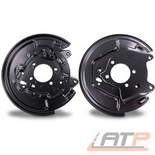 2x DECKBLECH BREMSSCHEIBE HINTEN FÜR TOYOTA YARIS P1 + VERSO P2 BJ 99-03