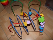 Große Motorikschleife Motorikspiel Spielschleife Holz