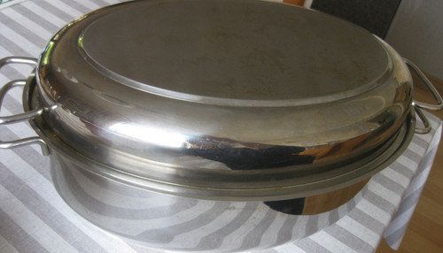 Bräter mit deckel oval - deckel,