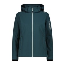 CMP Damen Softshelljacke Woman Jacket Zip Hood 39A5006 Grün