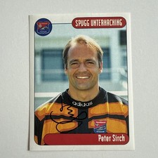 DS Fussball 1996/97 2.BL #26 Peter Sirch/ SPVGG Unterhaching signiert