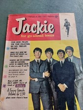 Vintage JACKIE Magazine 8th FEBRUARY 1964 Beatles Cliff Gerry B Fury Joe Brown