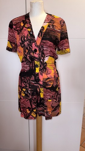 Zara gemusterter kurz overall - zara,