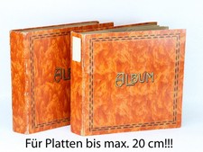 2x ORIGINAL PLATTENALBUM für Schellack Format  20 cm / for 8" records  AL357