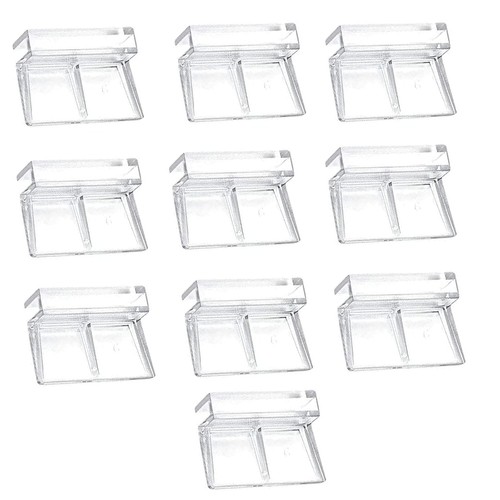Glasabdeckung halter 10er set - glasabdeckung,