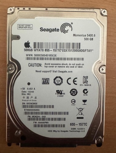 Seagate st9500325as 500gb - seagate, g