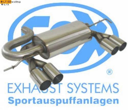 Fox sportauspuffanlage kat - ab,