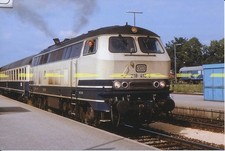Farb-Foto  DB Diesellok 218 416 Juli 1991