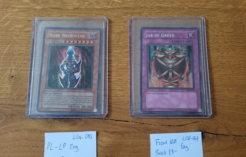 Vintage karten topf - yu-gi-oh,