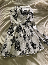 Corsage-Kleid, weiß mit