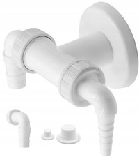 Doppel Geräte Siphon Abwasser