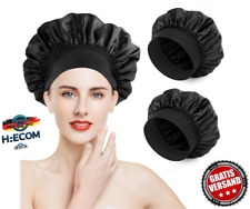 Satin Haarhaube, 2 Stück Schlafhaube Seide Schlafmütze Bonnet Nacht Schlaf Mütze