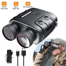 Fernglas Nachtsicht Infrarot 10xDigital Zoom Jagd Nachtsichtgerät Großem Display