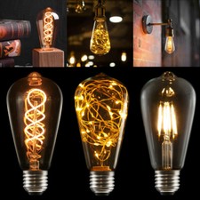E27 LED Vintage Edison Lampe Filament Glühbirne Nostalgie Retro Bulbs Warmweiß