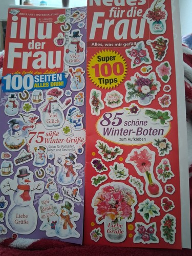Stickerbögen winter aus - stickerbögen,