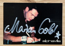 Alphaville Marian Gold original signierte Autogrammkarte Ak Musik  alt