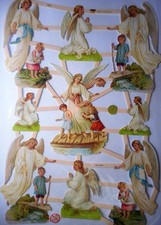 Glanzbilder Engel Kinder