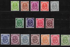 BRD Posthornsatz Nr. 123-138