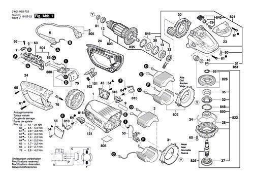 Bosch ersatzteile für - bosch, gws